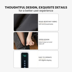 Air Wave Compression Leg Massager with Digital Control - details