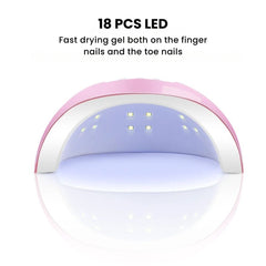 All-in-One Gel Nail Kit with UV Lamp & Electric Nail Drill