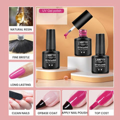 All-in-One Gel Nail Kit with UV Lamp & Electric Nail Drill