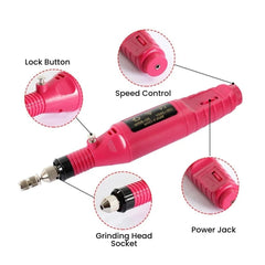 All-in-One Gel Nail Kit with UV Lamp & Electric Nail Drill