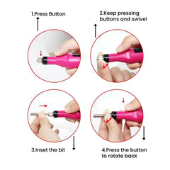 All-in-One Gel Nail Kit with UV Lamp & Electric Nail Drill