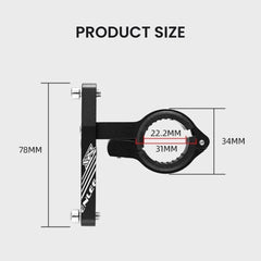 Aluminum Alloy Bike Water Bottle Holder Base