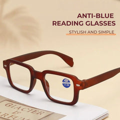 Anti-Blue Light Reading Glasses for Unisex +1.0 to +2.0