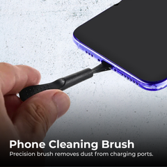 USB-C Anti-Dust Port Plugs (4pcs) + Cleaning Brush