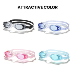 Anti-Fog Adult Swim Goggles — Silicone Seal, PC Lens