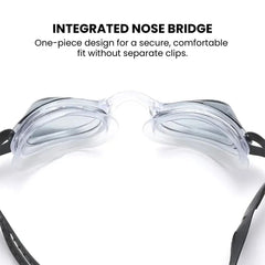 Anti-Fog Adult Swim Goggles — Silicone Seal, PC Lens