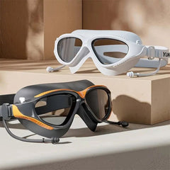 Anti-Fog Swim Goggles + Silicone Cap