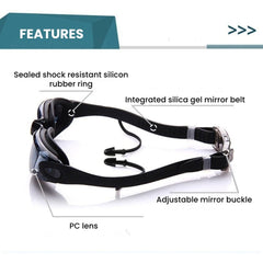 Anti-Fog UV Swim Goggles with Mirror Lens