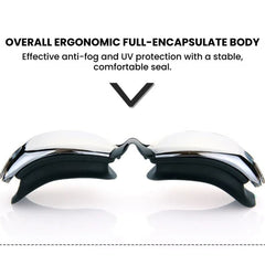 Anti-Fog UV Swim Goggles with Mirror Lens