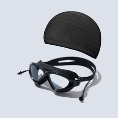 Anti-Fog Swim Goggles + Silicone Cap