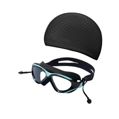 Anti-Fog Swim Goggles + Silicone Cap