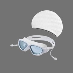 Anti-Fog Swim Goggles + Silicone Cap