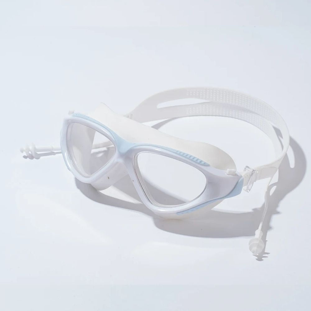 Anti-Fog Swim Goggles + Silicone Cap