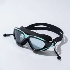 Anti-Fog Swim Goggles + Silicone Cap