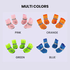 Anti-Slip Breathable Dog Boots — Velcro Pet Shoes