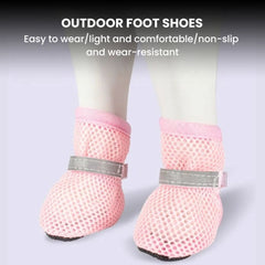 Anti-Slip Breathable Dog Boots — Velcro Pet Shoes