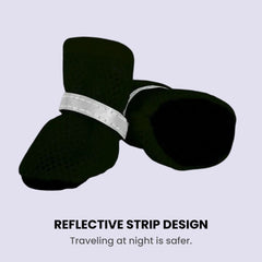 Anti-Slip Breathable Dog Boots — Velcro Pet Shoes
