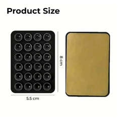 Reusable Silicone Suction Pad Phone & Gadget Holder
