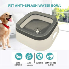 Anti-Splash Pet Water Bowl — Detachable & Easy Clean