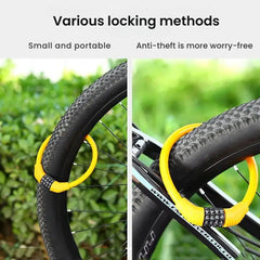 Anti-Theft Bike Cable Lock Steel Combination Padlock
