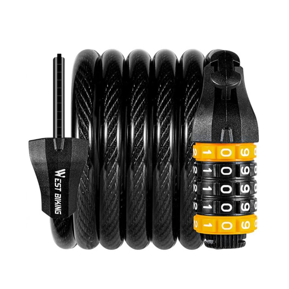 Anti-Theft Bike Cable Lock with 5-Digit Code