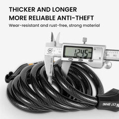 Anti-Theft Bike Cable Lock with 5-Digit Code