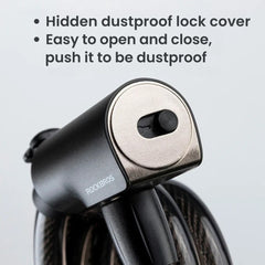 Anti-Theft Bike Cable Lock with Keys – Portable