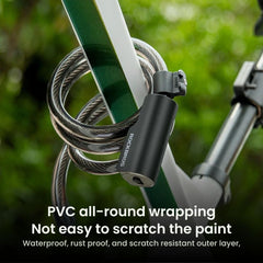 Anti-Theft Bike Cable Lock with Keys – Portable
