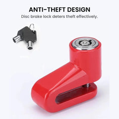 Anti-Theft Disc Brake Lock for Bike, Motorcycle & Scooter
