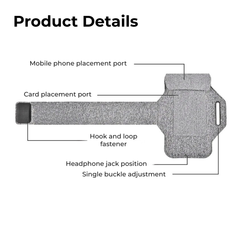 Waterproof Running Armband Phone Holder — Adjustable Fit