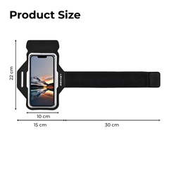 Waterproof Running Armband Phone Holder — Adjustable Fit