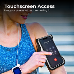 Waterproof Running Armband Phone Holder — Adjustable Fit