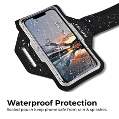Waterproof Running Armband Phone Holder — Adjustable Fit