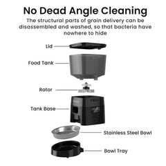 Automatic 2L Pet, Cat & Dog Feeder with Timer & Dual Power Supply