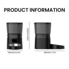 Automatic 2L Pet, Cat & Dog Feeder with Timer & Dual Power Supply