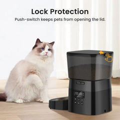 Automatic 2L Pet, Cat & Dog Feeder with Timer & Dual Power Supply