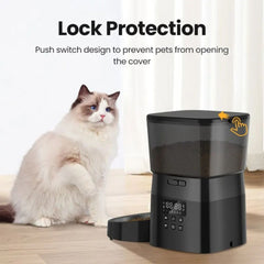 Automatic 2L Pet, Cat & Dog Feeder with Timer & Dual Power Supply