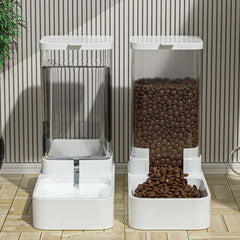 Automatic Pet, Cat & Dog Feeder with Water Dispenser & 3.8L Capacity