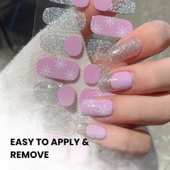 Autumn Christmas Nail Stickers – Easy DIY Full Wraps
