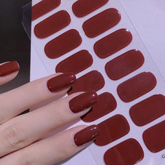 Autumn Christmas Nail Stickers – Easy DIY Full Wraps