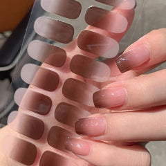 Autumn Christmas Nail Stickers – Easy DIY Full Wraps