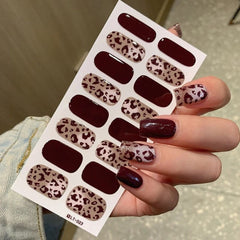 Autumn Christmas Nail Stickers – Easy DIY Full Wraps