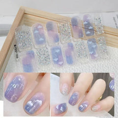 Autumn Christmas Nail Stickers – Easy DIY Full Wraps