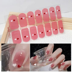 Autumn Christmas Nail Stickers – Easy DIY Full Wraps