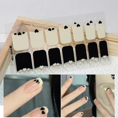 Autumn Christmas Nail Stickers – Easy DIY Full Wraps