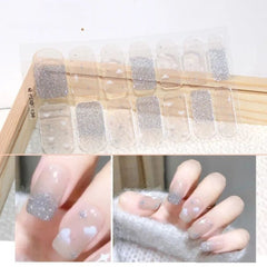 Autumn Christmas Nail Stickers – Easy DIY Full Wraps