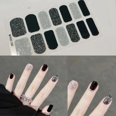 Autumn Christmas Nail Stickers – Easy DIY Full Wraps