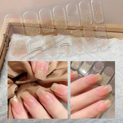 Autumn Christmas Nail Stickers – Easy DIY Full Wraps