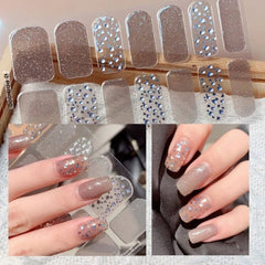 Autumn Christmas Nail Stickers – Easy DIY Full Wraps