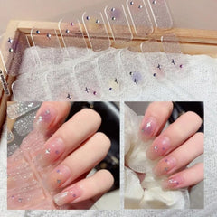 Autumn Christmas Nail Stickers – Easy DIY Full Wraps